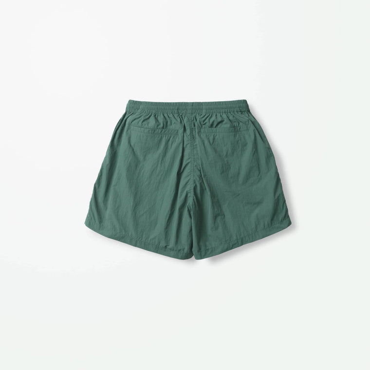 MADNESS STD LOGO NYLON ESSENTIAL SHORTS (16")-AQUA GREEN