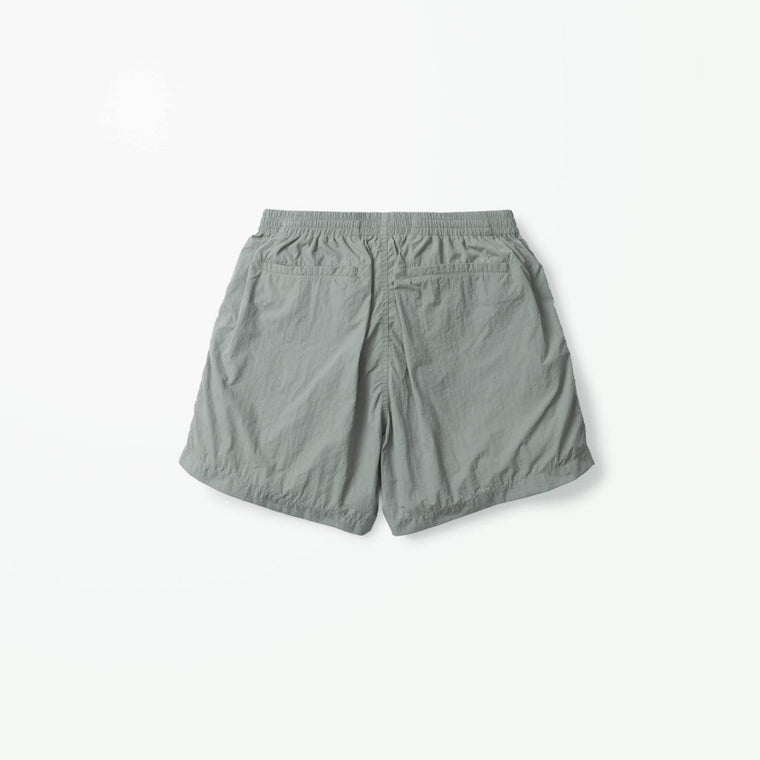 MADNESS STD LOGO NYLON ESSENTIAL SHORTS (16")-CEMENT