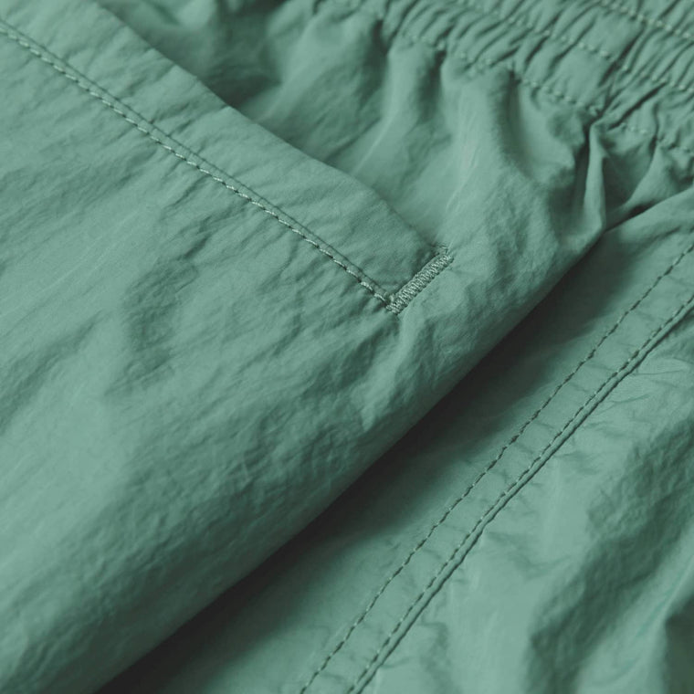 MADNESS STD LOGO NYLON ESSENTIAL SHORTS (16")-AQUA GREEN