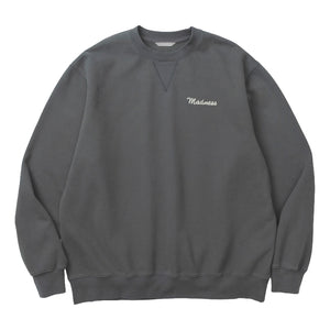 MADNESS VERSATILE FADED CREW SWEATER-RAPHITE