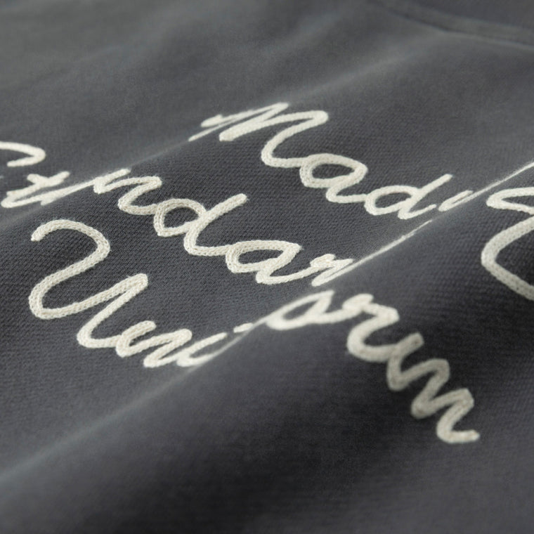 MADNESS VERSATILE FADED CREW SWEATER-RAPHITE