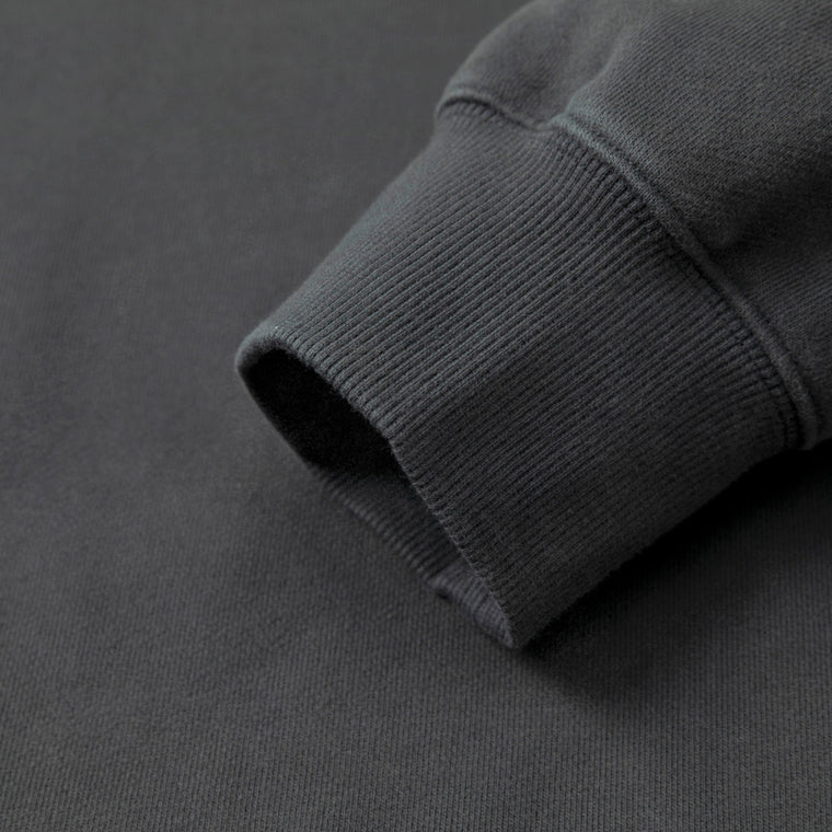 MADNESS VERSATILE FADED CREW SWEATER-RAPHITE