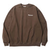 MADNESS VERSATILE FADED CREW SWEATER-WALNUT