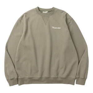 MADNESS VERSATILE FADED CREW SWEATER-DUSTY OLIVE