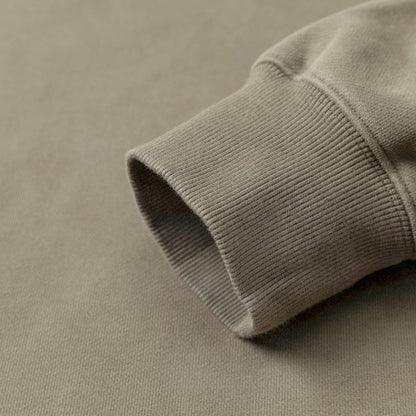 MADNESS VERSATILE FADED CREW SWEATER-DUSTY OLIVE