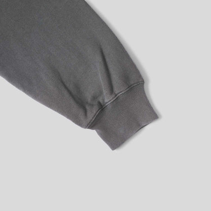 MADNESS MADNESS WASHED HOODIE-DARK GREY