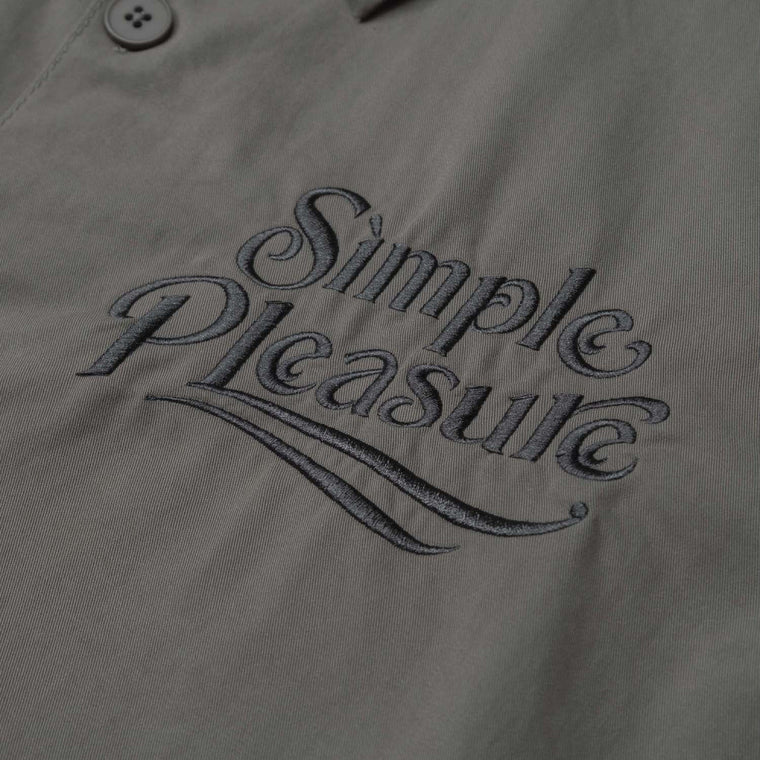 MADNESS MADRIDER FABRIC PATCHED RACING SHIRT-GREY