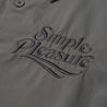 MADNESS MADRIDER FABRIC PATCHED RACING SHIRT-GREY