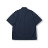 MADNESS MADRIDER FABRIC PATCHED RACING SHIRT-NAVY