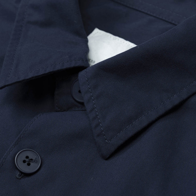 MADNESS MADRIDER FABRIC PATCHED RACING SHIRT-NAVY