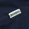 MADNESS MADRIDER FABRIC PATCHED RACING SHIRT-NAVY