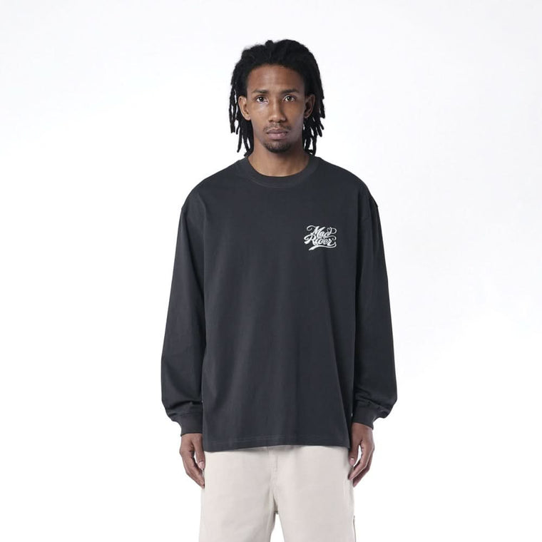 MADNESS MADRIDER MR-01 PRINT LS TEE-BLACK