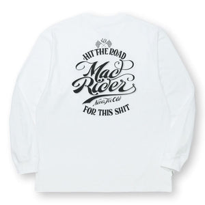 MADNESS MADRIDER MR-01 PRINT LS TEE-WHITE