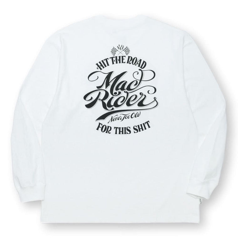 MADNESS MADRIDER MR-01 PRINT LS TEE-WHITE
