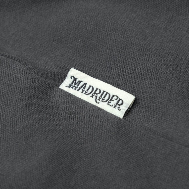 MADNESS MADRIDER PRINT TEE-CHARCOAL