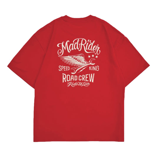 MADNESS MADRIDER PRINT TEE-RED