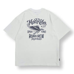 MADNESS MADRIDER PRINT TEE-WHITE