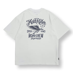 MADNESS MADRIDER PRINT TEE-WHITE