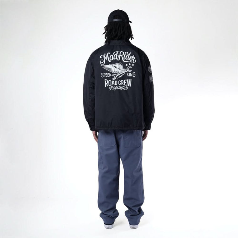 MADNESS MADRIDER THE ROAD CREW COACH JACKET-BLACK