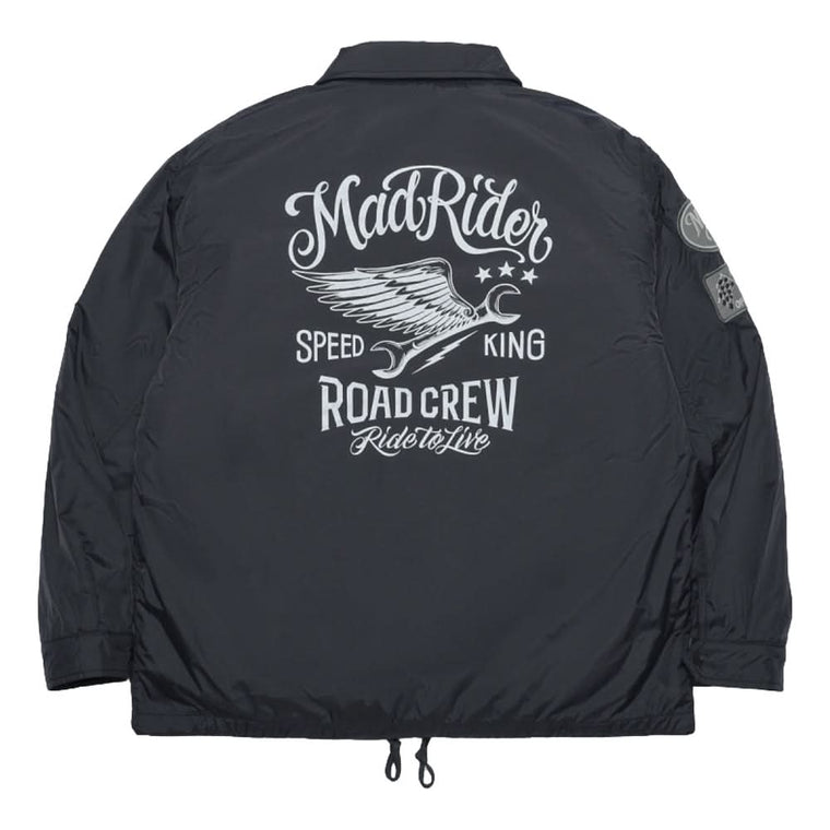 MADNESS MADRIDER THE ROAD CREW COACH JACKET-BLACK