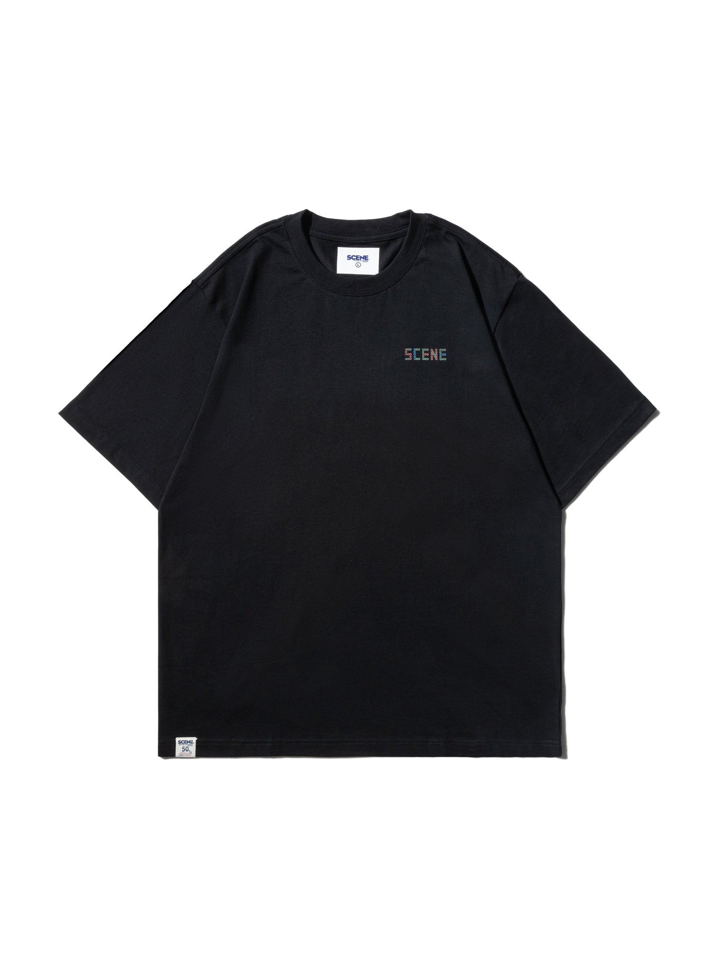 SCENE BY ICE FIRE MAHJONG TEE-BLACK