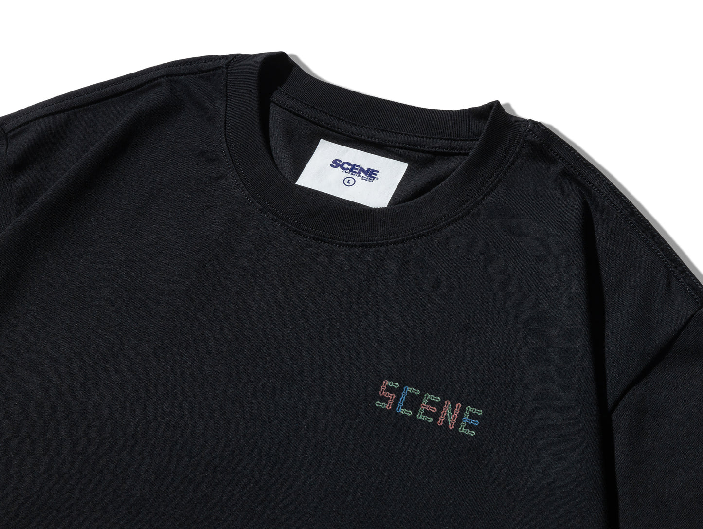 SCENE BY ICE FIRE MAHJONG TEE-BLACK