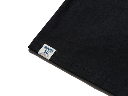 SCENE BY ICE FIRE MAHJONG TEE-BLACK