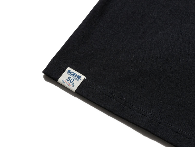 SCENE BY ICE FIRE MAHJONG TEE-BLACK