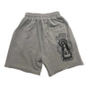 2ND CLOSET MARIA PRINTED SWEAT SHORTS-GREY