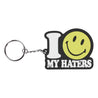 CHINA TOWN MARKET SMILEY HATERS KEYCHAIN-BLACK