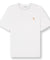 MAISON KITSUNE M CHILLAX FOX PATCH REGULAR TEE SHIRT-WHITE