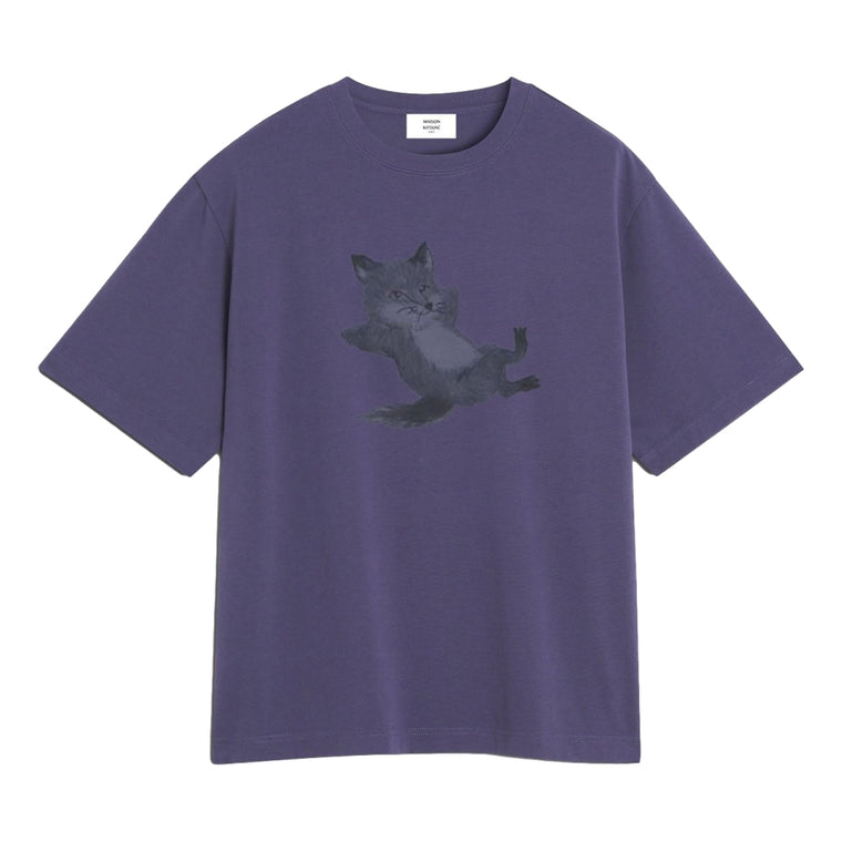 MAISON KITSUNE M CHILLAX PRINT OVERSIZE TEE-SHIRT-FIG