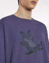 MAISON KITSUNE M CHILLAX PRINT OVERSIZE TEE-SHIRT-FIG