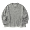 WHITE MOUNTAINEERING MELANGE WIDE RAGLAN PULLOVER-GREY