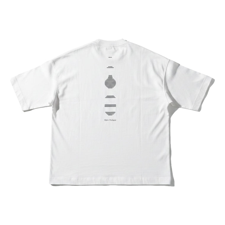 OPEN DIALOGUE GRAPHIC VASE T-SHIRT-WHITE