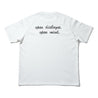OPEN DIALOGUE PRINTED CLASSIC T-SHIRT-WHITE