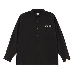 A[S]USL MESH PANEL SHIRT-BLACK