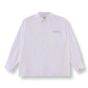 A[S]USL MESH PANEL SHIRT-WHITE