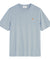 MAISON KITSUNE M FOX HEAD PATCH REGULAR TEE-SHIRT-BLUE