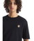 MAISON KITSUNE M FOX HEAD PATCH REGULAR TEE SHIRT-BLACK