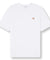 MAISON KITSUNE M FOX HEAD PATCH REGULAR TEE SHIRT-WHITE