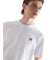 MAISON KITSUNE M FOX HEAD PATCH REGULAR TEE SHIRT-WHITE