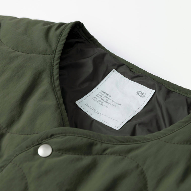 MADNESS MIL-TYPE FIELD LINER JACKET-ARMY GREEN