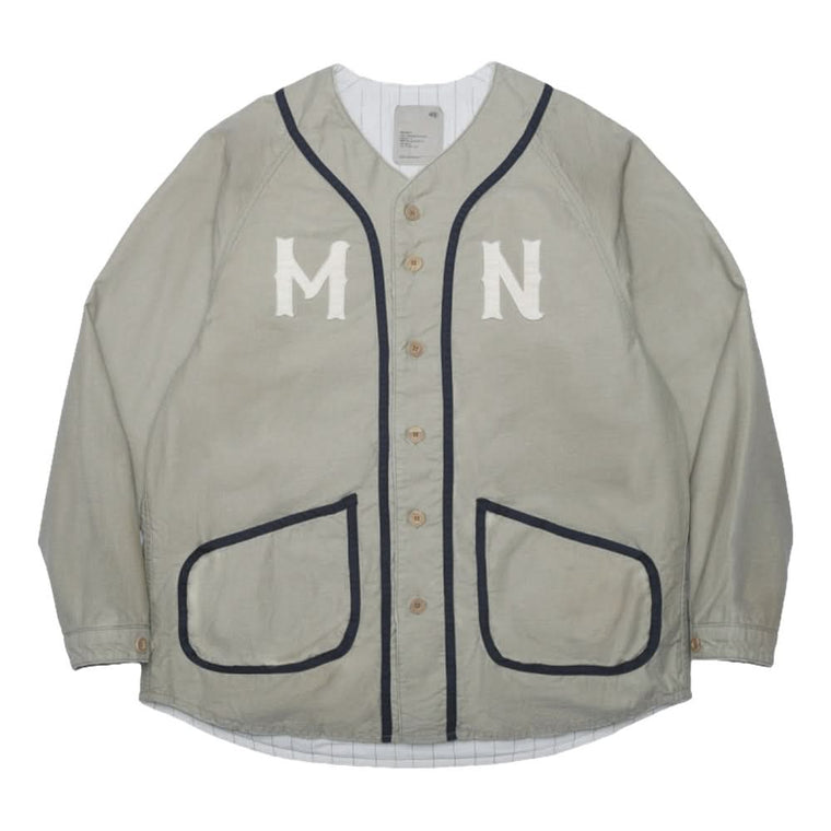 MADNESS MN-TEAM 30s MILLERS BASEBALL JACKET (MADE IN JAPAN)-GREY