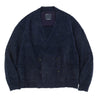 MEANSWHILE MOHAIR DOUBLE KNIT CARDIGAN-NAVY