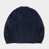 MEANSWHILE MOHAIR DOUBLE KNIT CARDIGAN-NAVY