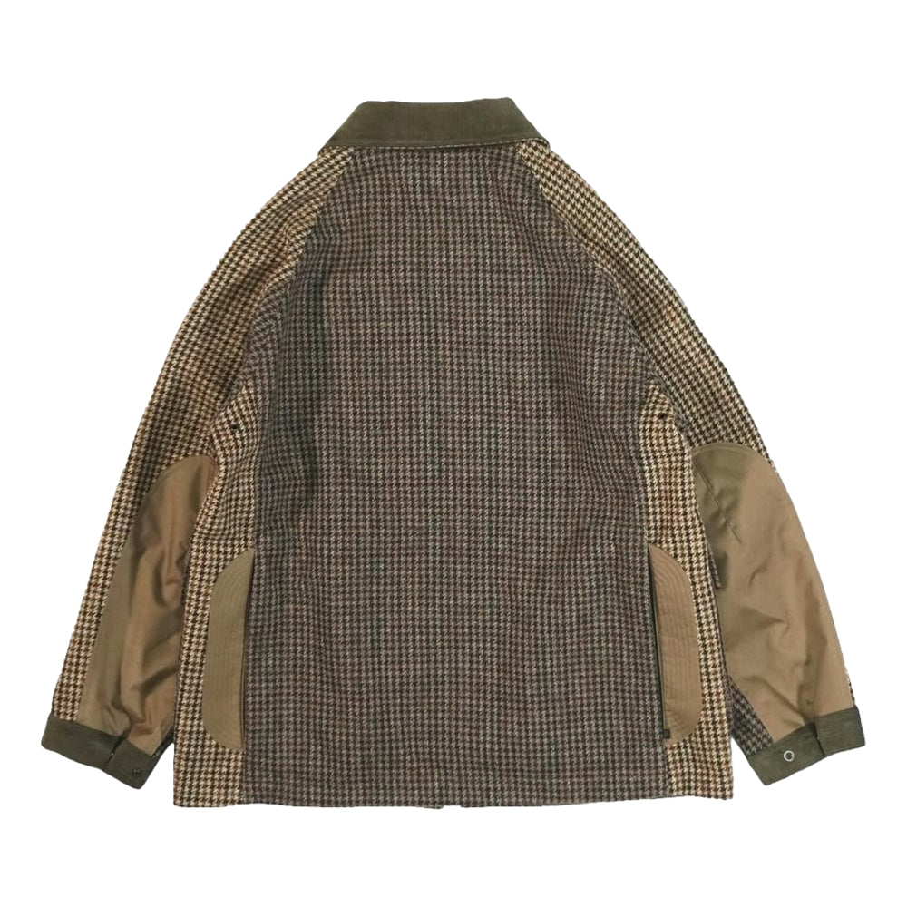 NORBIT MOON TWEED 3LAYERED JACKET-BEIGE