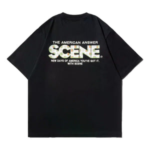 SCENE BY ICE FIRE MOSAIC TEE-BLACK