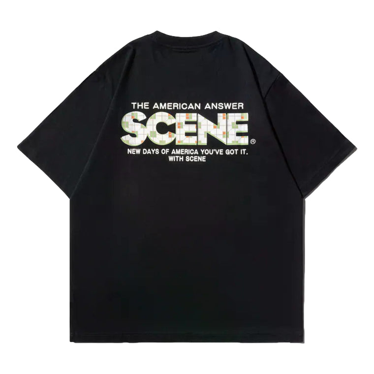 SCENE BY ICE FIRE MOSAIC TEE-BLACK