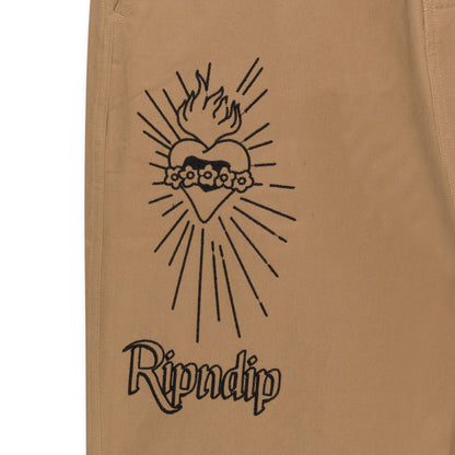 RIPNDIP MOTHER MARY PANTS-TAN